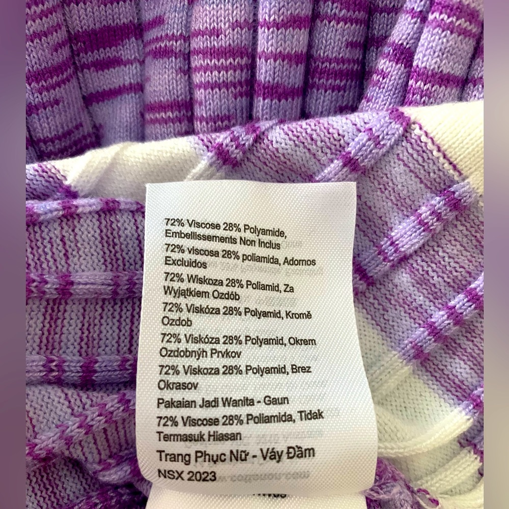 ๐ท2 for $20๐ท Brand New Cotton On Lilac Knit Maxi Dress Size XXS - Picture 6 of 6